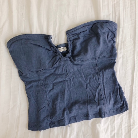 Free People Vintage Strapless Top - Picture 1 of 4